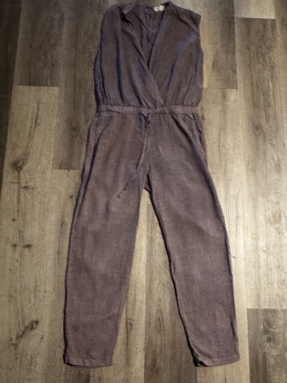Cloth & Stone Sleeveless Plush Jumpsuit in Dusty Purple - Women's Cozy One-Piece